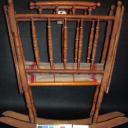 Folding Cradle- A wooden and canvas cradle from Iain Maclean ,Merchant, Leurbost ( Iain a'Dholly)
