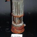 Miners Lamp with clear glass chamber